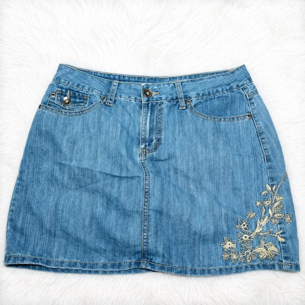 Y2K Denim Skort 🩵